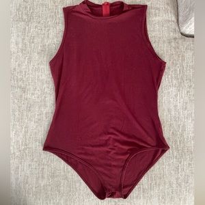 Maroon Bodysuit